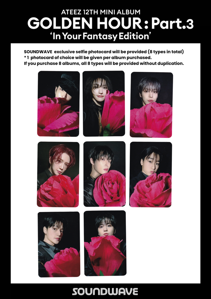ATEEZ In Your Fantasy Limited Album Soundwave Photocard SEOULSTATION berlin