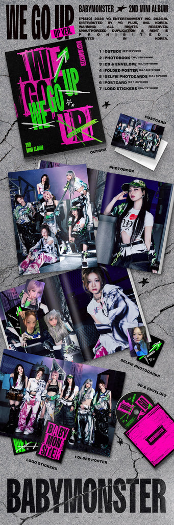 Babymonster We go up 2nd mini Album UP Version pre-order SEOULSTATION berlin