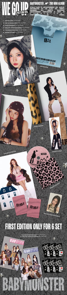 Babymonster we go up 2nd mini album pattern version packshot SEOULSTATION berlin