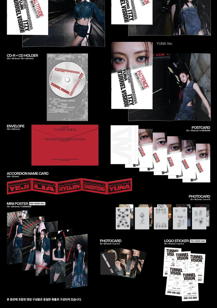 ITZY TUNNEL VISION Member Version SEOULSTATION berlin kpop girlgroup 