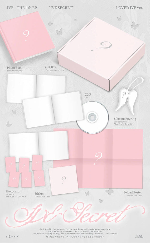 IVE Secret Limited Ver. Album Packshot KSEOULSTATION berlin