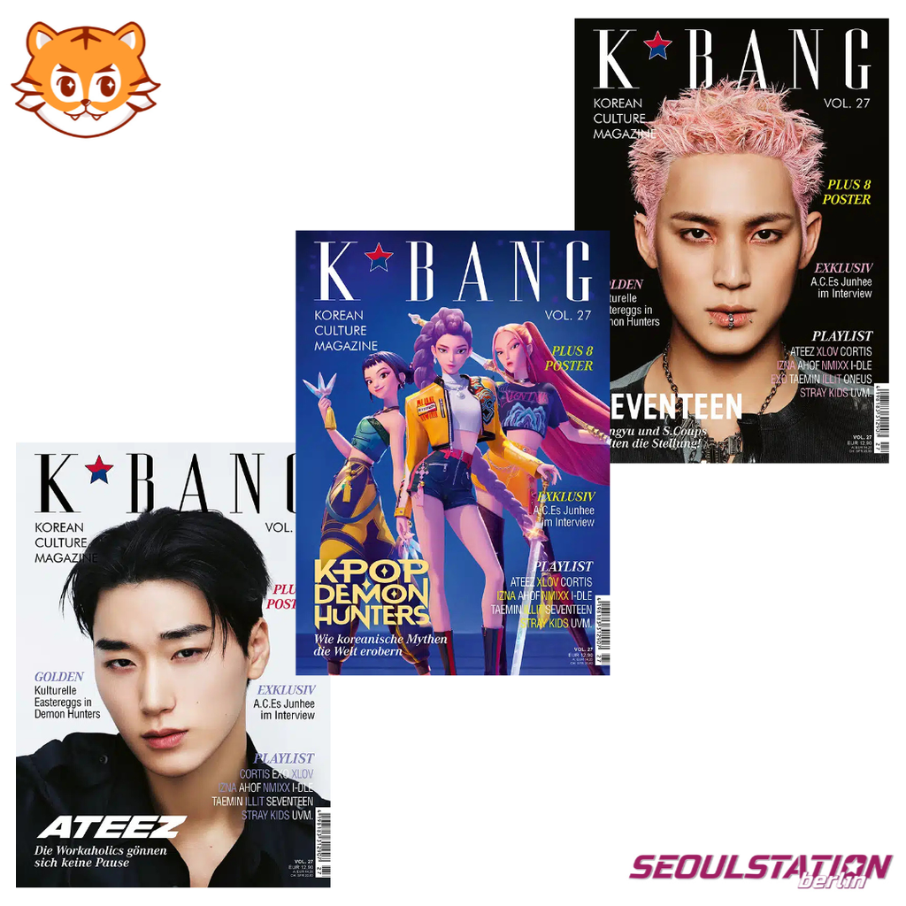 KBang Volume 27 San Mingyu Kpop Demon Hunters SEOULSTATION berlin magazine 
