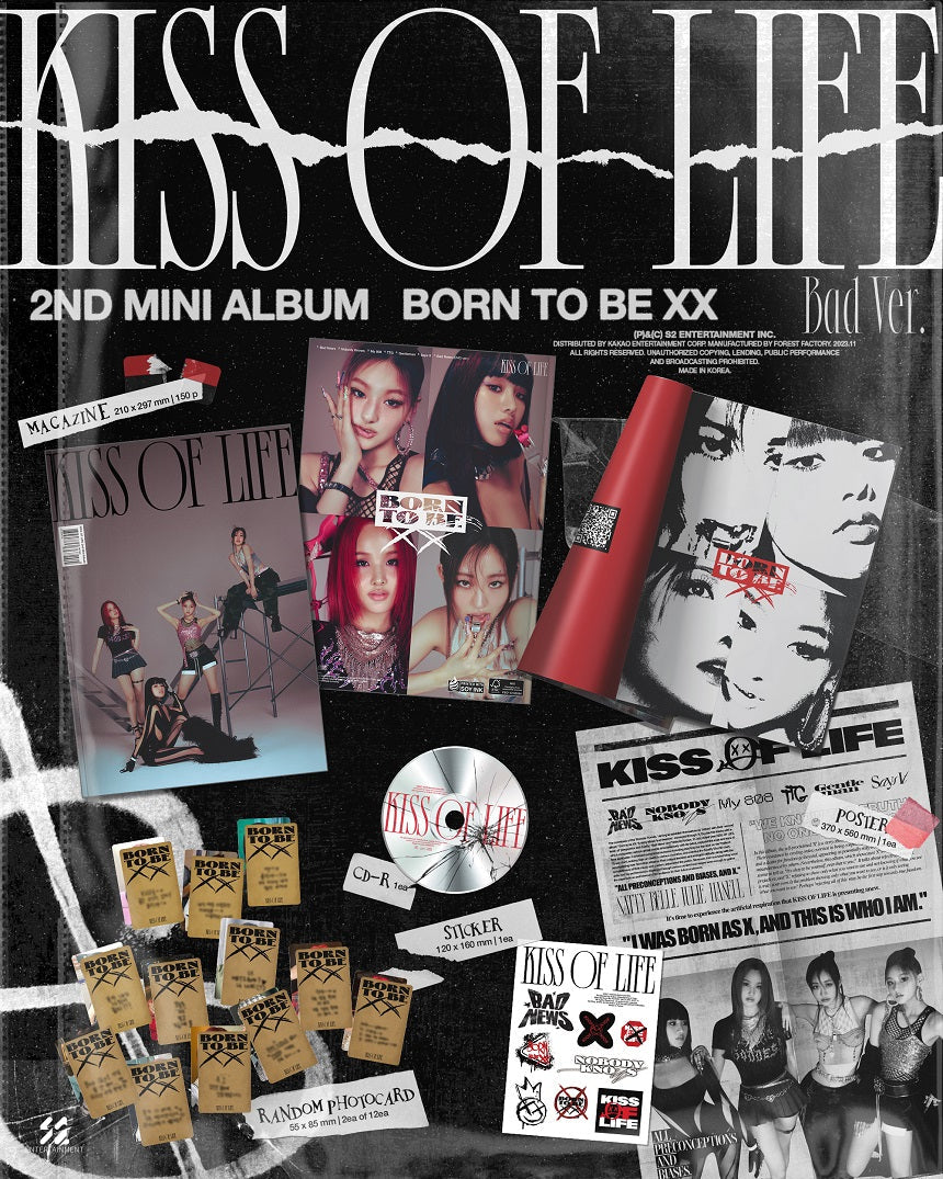 SIGNED] KISS OF LIFE - [Born to be XX] 2nd Mini Album (Photobook