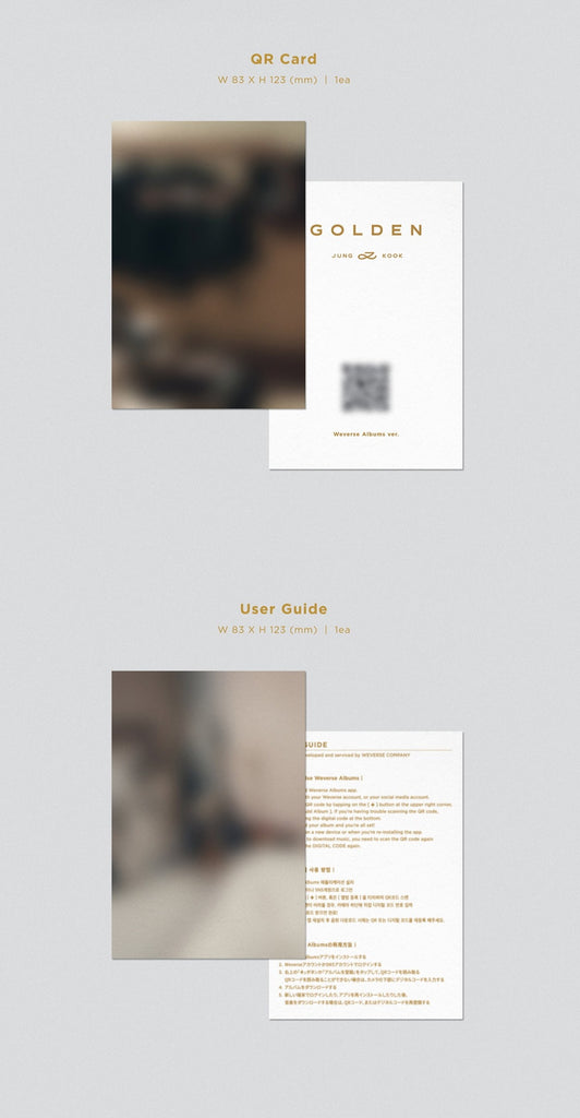SEOULSTATION_BTS_jungkook_Solo_Album_Golden_Weverse_Album_Version QR Card
