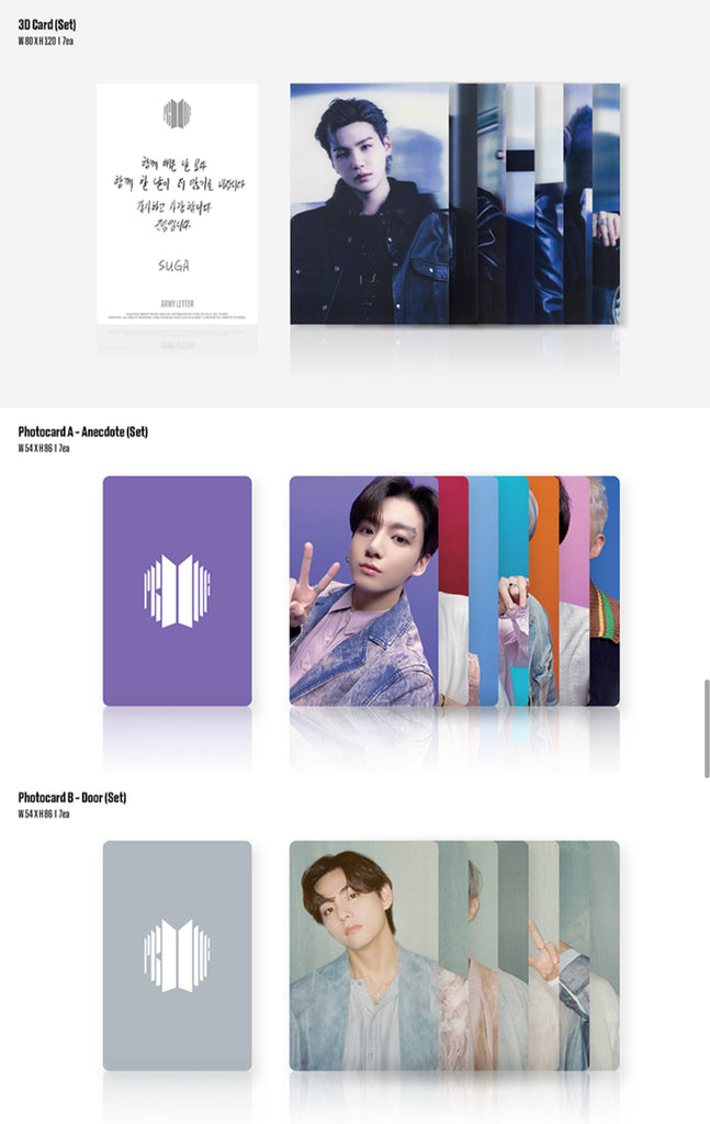 SEOULSTATION berli BTS PROOF Collectors edition Photoard Set