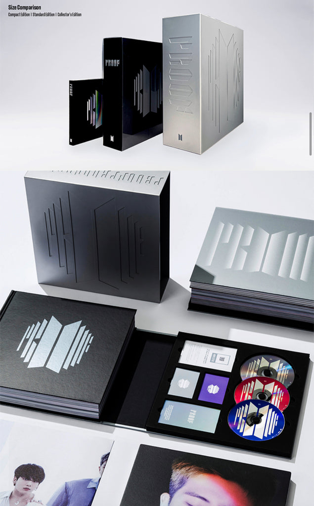 SEOULSTATION berli BTS PROOF Collectors edition Size Comparison