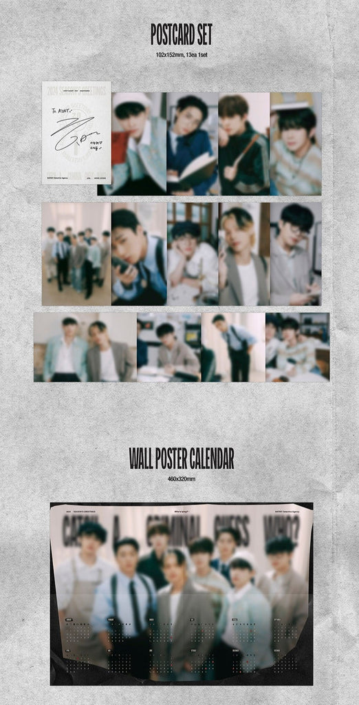 SEOULSTATION berlin ATEEZ_SEASONS_GREETING_2024 whos lying packshot photocard set