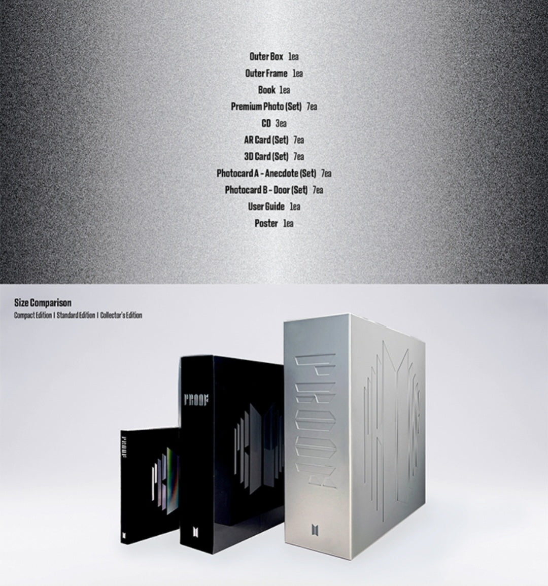 BTS - PROOF (1st Anthology Album) Collectors Edition