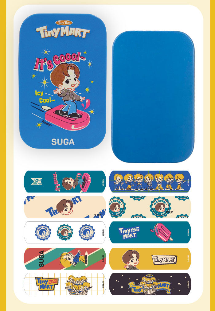 SEOULSTATION berlin BTS TinyMart SUGA Tin case Bandage Case