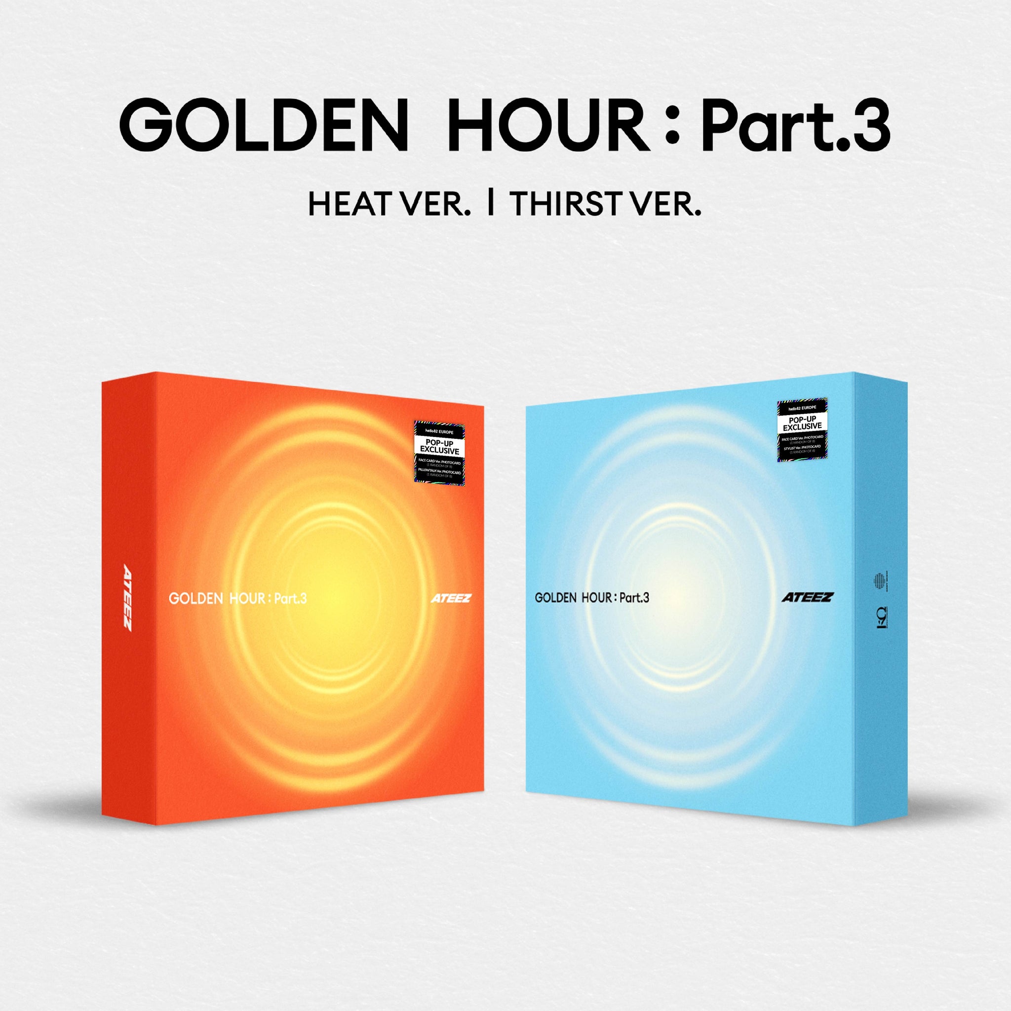Europe POP-UP Exclusive] ATEEZ - GOLDEN HOUR Part.3