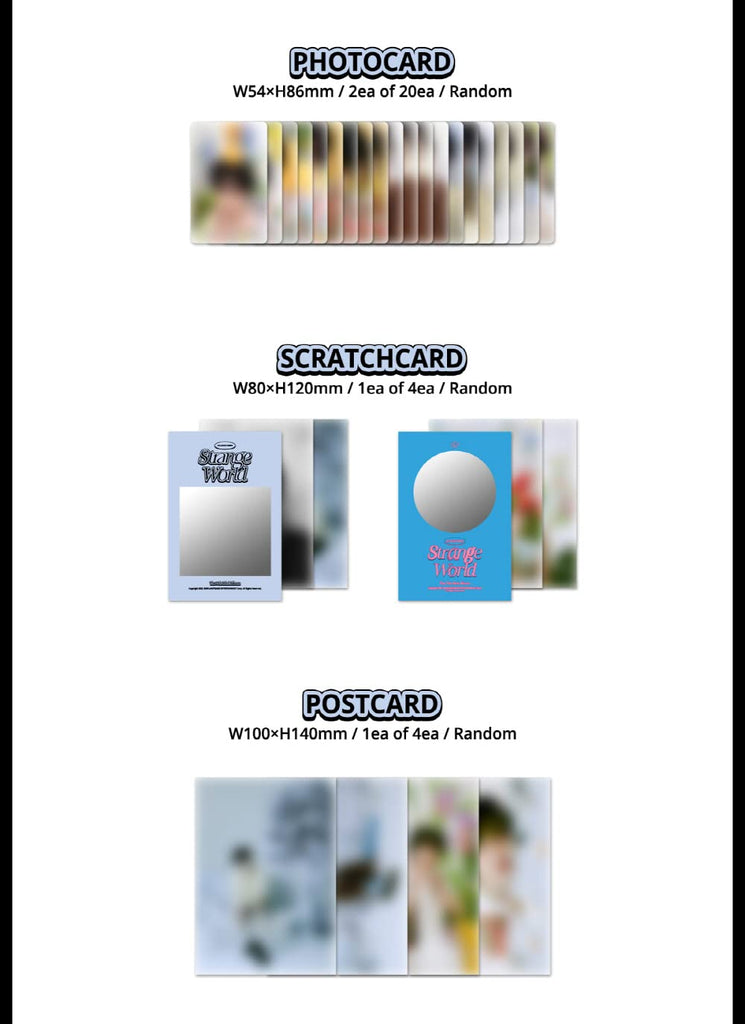 SEOULSTATION berlin HA Sungwoon Strange wolrd photocard