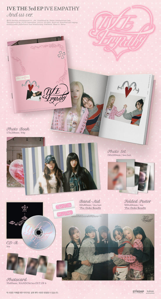 SEOULSTATION berlin IVE EMPATHY 3rd EP And Us version packshot