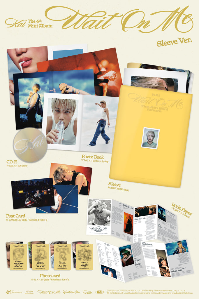 SEOULSTATION berlin Kai (Exo) Wait on me Solo Album Sleeve Version