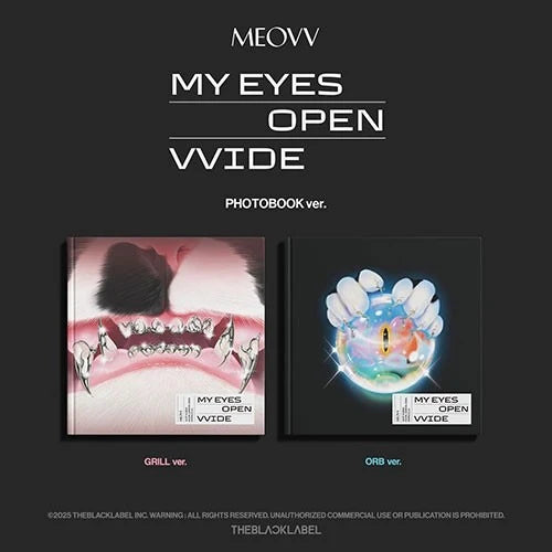 SEOULSTATION berlin MEOVV MY EYES OPEN VVIDE Photobook Pre-Order Kpop GRILL ORB VER