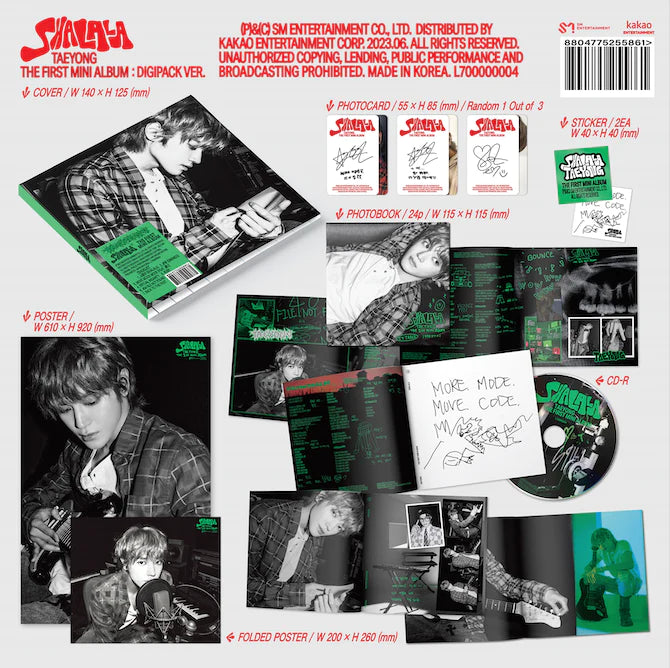SEOULSTATION_berlin_NCT Taeyong shalala digipack version kpop album