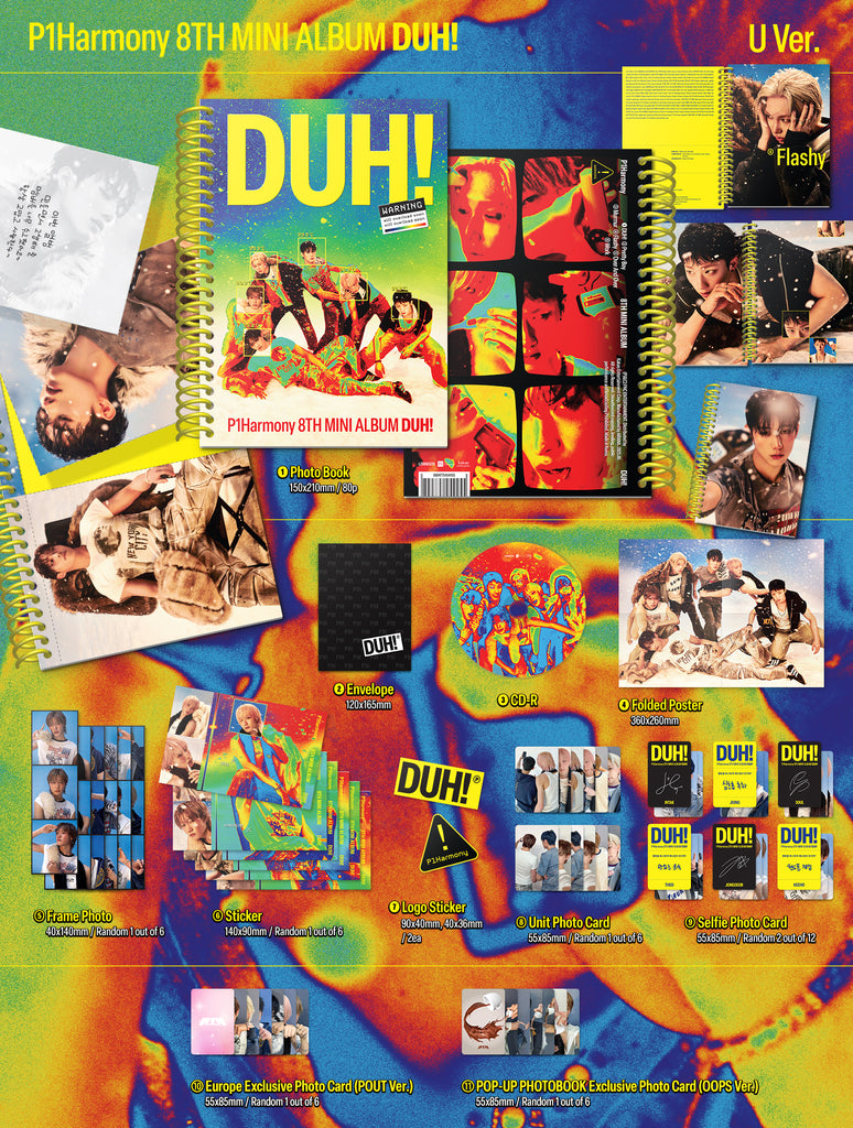 SEOULSTATION berlin P1harmony DUH! 8th Mini Album EuropePOP-UP_U_Packshot