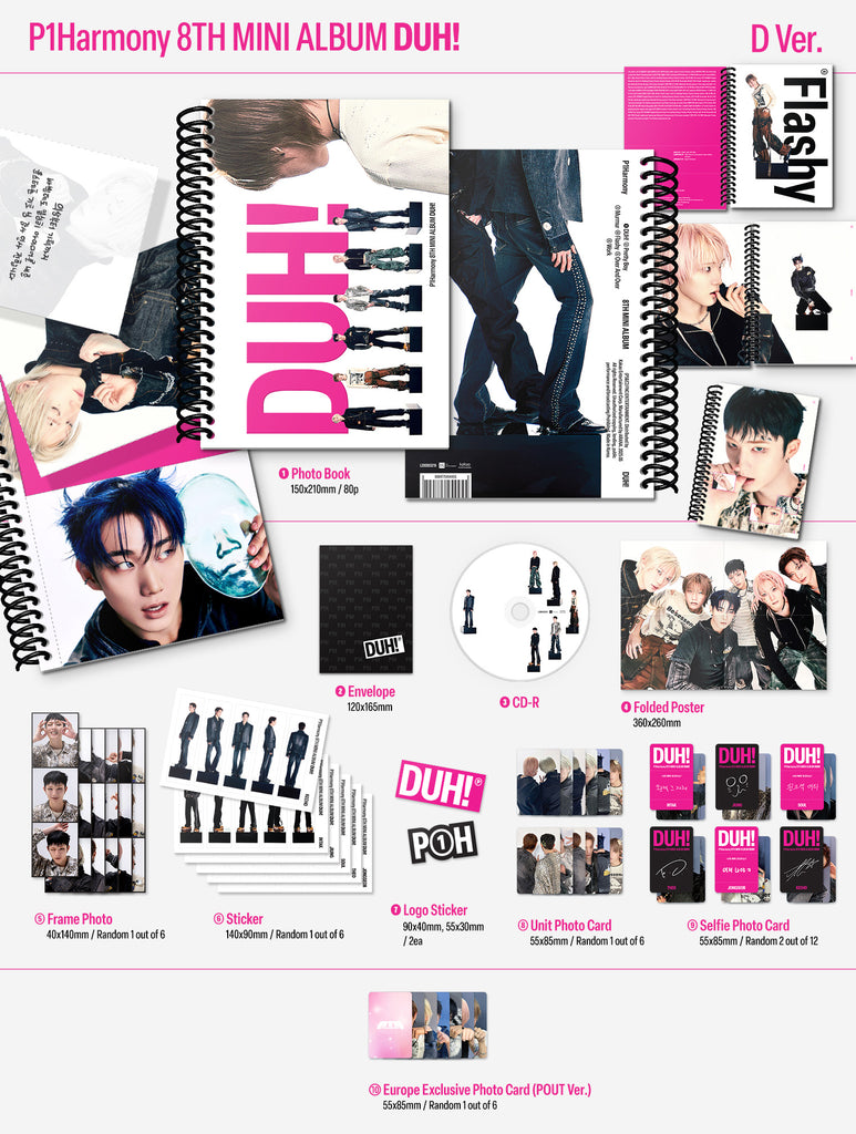 SEOULSTATION berlin P1harmony DUH 8th Mini Album Signed_D_Packshot