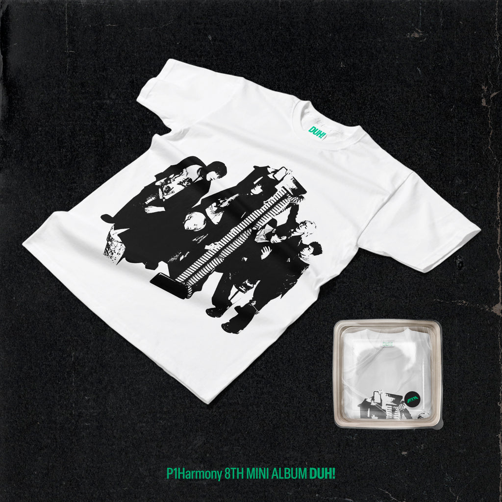 SEOULSTATION_berlin_P1harmony_Duh_T_Shirt_Plain_White_Shirt_Version