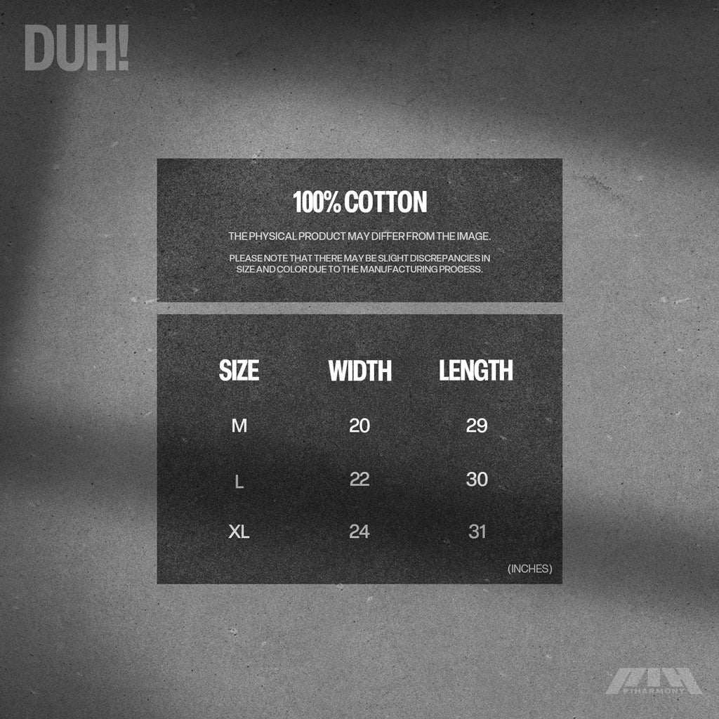 SEOULSTATION_berlin_P1hramony-DUH_Merchandise_T-Shirt_Size