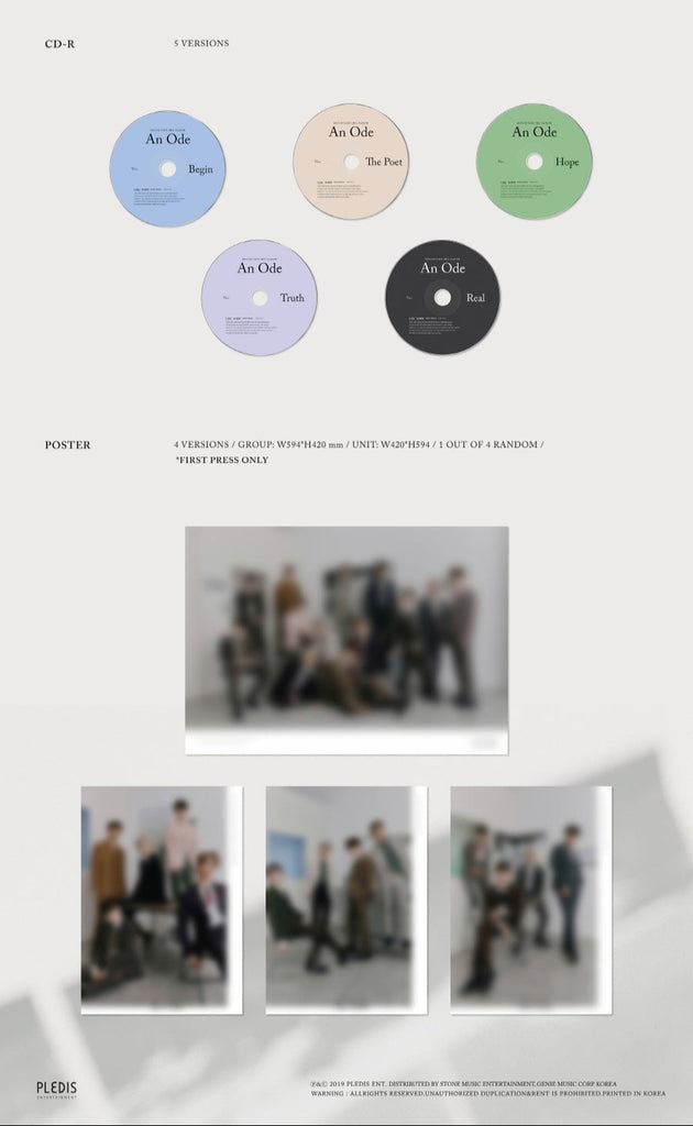 SEOULSTATION berlin_SEVENTEEN_-_An_Ode_3RD_ALBUM_CD_Poster