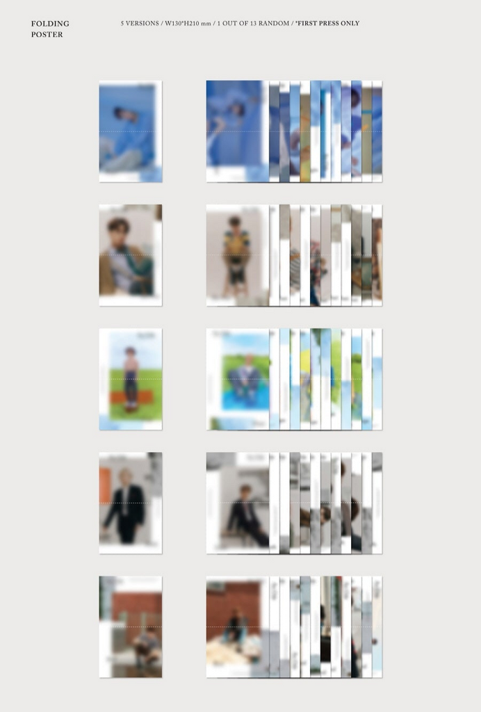SEOULSTATION berlin SEVENTEEN 3rd Album An Ode Folding Posters