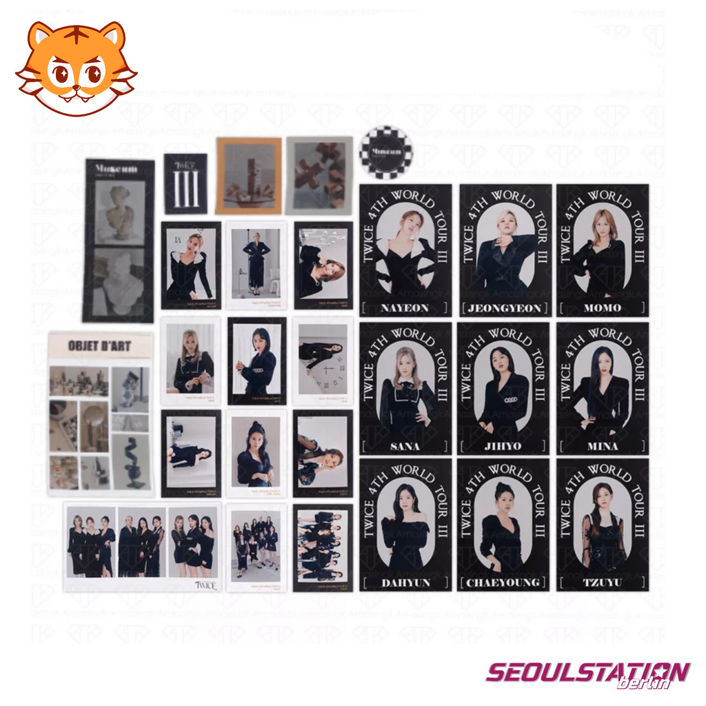 SEOULSTATION berlin TWICE - 4th World Tour Museum Sticker Pack