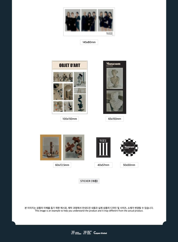 SEOULSTATION berlin TWICE - 4th World Tour Museum Sticker Pack packshot