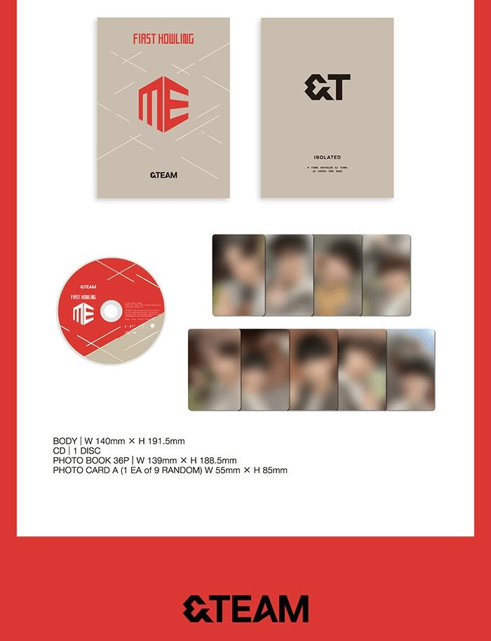 SEOULSTATION berlin &Team First Howling Limited A version photocards