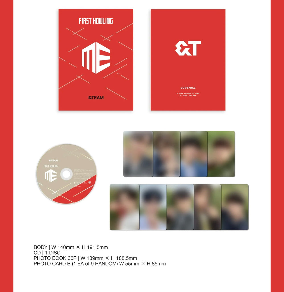 SEOULSTATION berlin &Team First Howling Limited B packshot Photocards