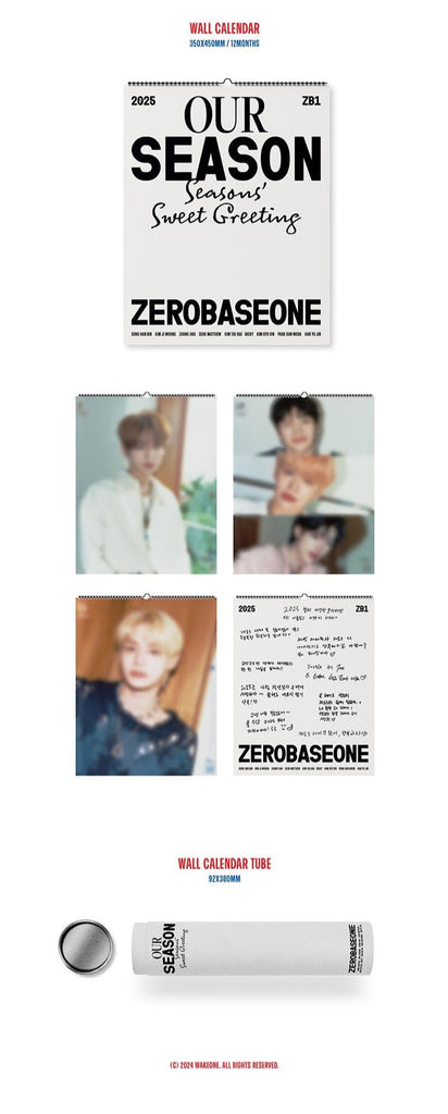 SEOULSTATION_berlin_Zerobaseone_2025_seasons_greeting_wall_calendar