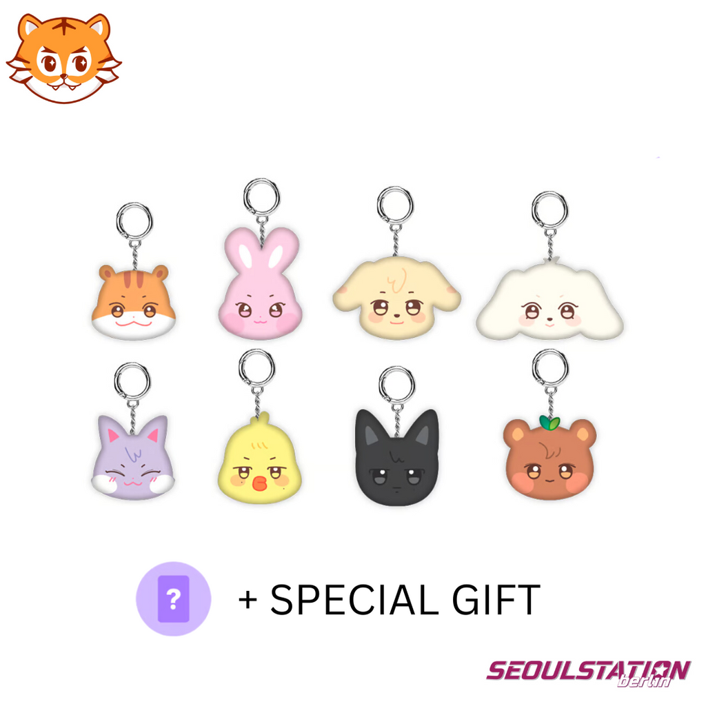 SEOULSTATION berlin aniteez in dreamland pre order mini face keyring special gift