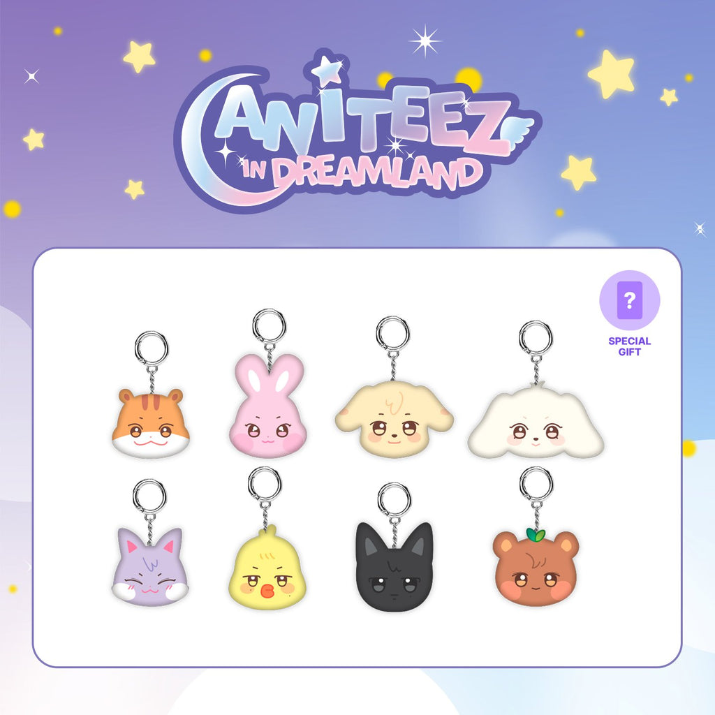 SEOULSTATION berlin aniteez in dreamland pre order mini face keyring special gift