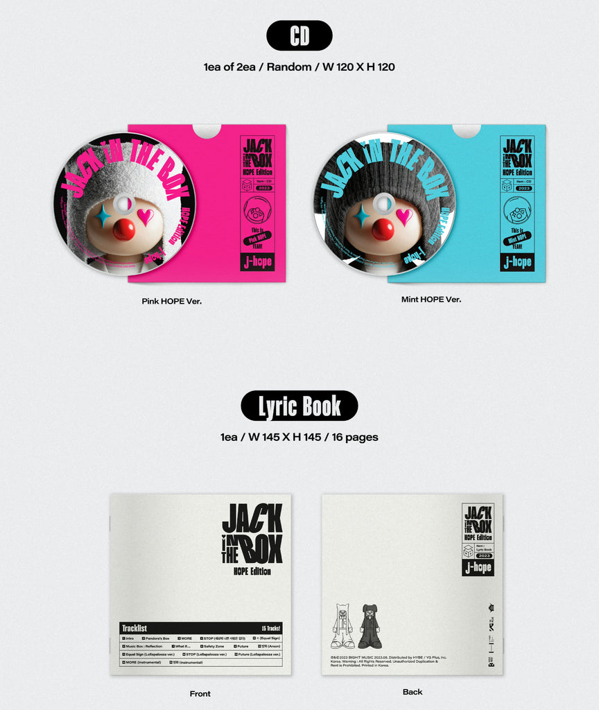 JACK IN THE BOX (Hope Edition) contents