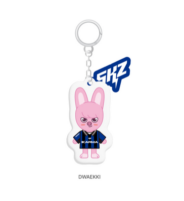 STRAY KIDS x SKZOO Karma Pop-Up Merchandise Yinyang Keyring Dwaekki SEOULSTATION berlin