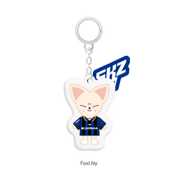 STRAY KIDS x SKZOO Karma Pop-Up Merchandise Yinyang Keyring FoxI.Ny SEOULSTATION berlin