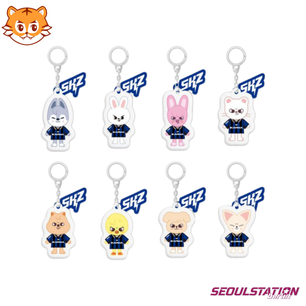 STRAY KIDS x SKZOO Karma Pop-Up Merchandise Yinyang Keyring SEOULSTATION berlin