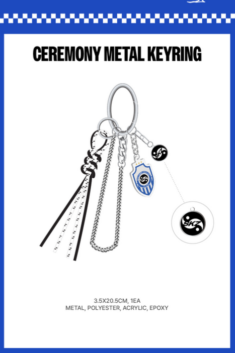 STRAY KIDS x SKZOO Karma Pop Up Merchandise Ceremony Metal Keyring Info SEOULSTATION berlin