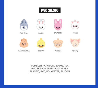 STRAY KIDS x SKZOO Karma Pop Up Merchandise Tumbler PVC Skzoo SEOULSTATION berlin