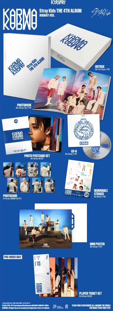 Stray Kids Karma Standard Ver. Packshot Album Hooray Kpop SEOULSTATION berlin