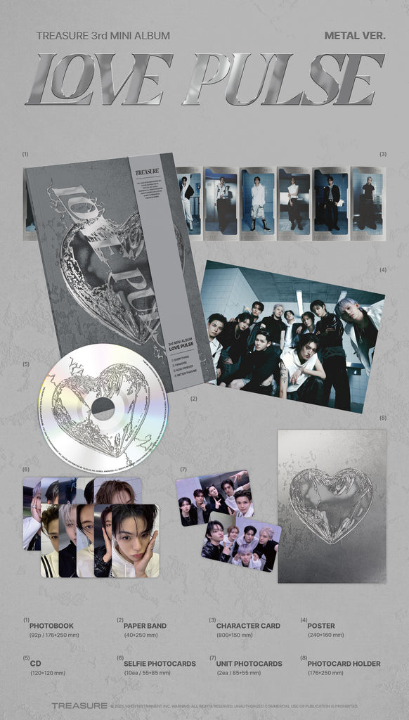 TREASURE LOVE PULSE SEOULSTATION berlin Metal Version Album