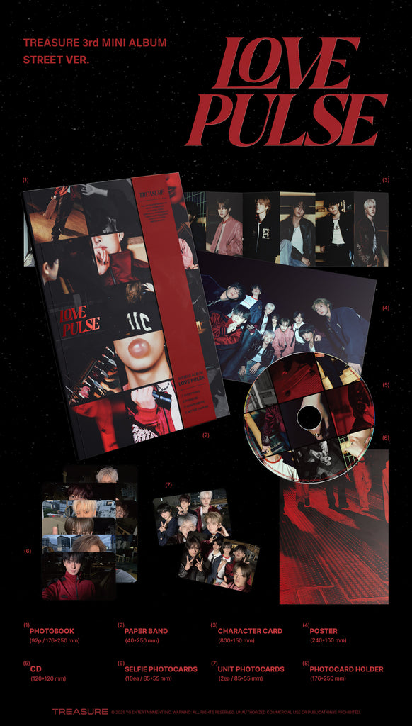 TREASURE LOVE PULSE SEOULSTATION berlin Street Version Album