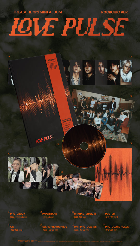 TREASURE LOVE PULSE SEOULSTATION berlin Rockchic Version Album