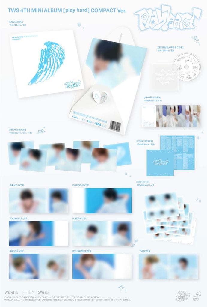 TWS 4th Mini Album Play Hard Compact Ver. Packshot KPOP SEOULSTATION berlin 