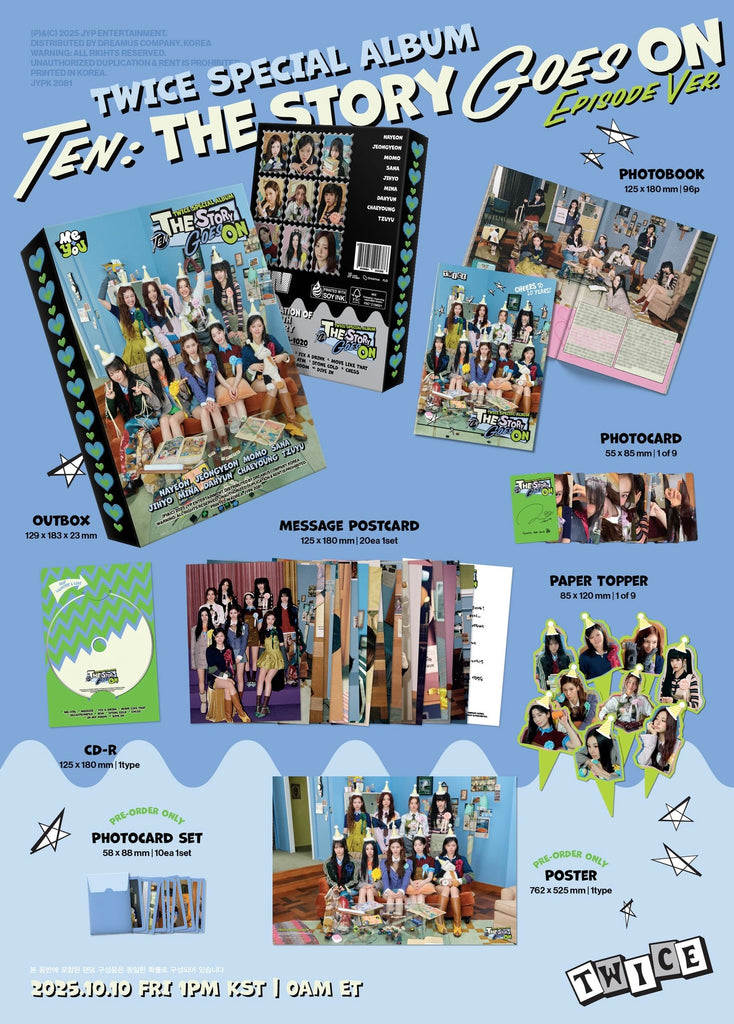 Twice The Story goes on special album photcard SEOULSTATION berlin