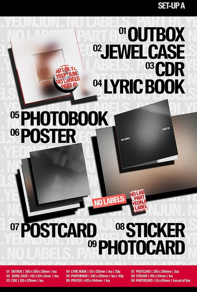 Yeonjun No Labels Part 01 Album Packshot Set Up A SEOULSTATION berlin