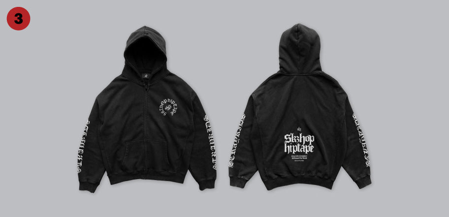 seoulstation berlin stray kids hiptape pop up merch zip-up hoodie skzhop onesize