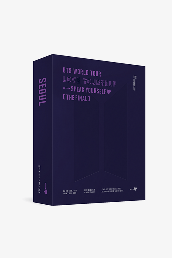BTS - WORLD TOUR 'LOVE YOURSELF : SPEAK YOURSELF [THE FINAL] (Blu-Ray)