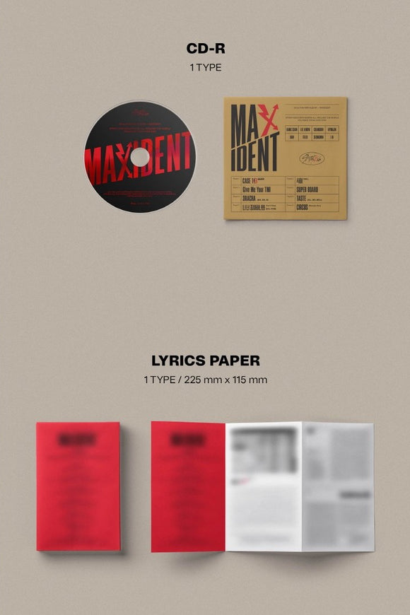 SEOULSTATION berlim Stray Kids Maxident case version album CD