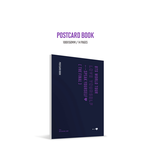 SEOULSTATION berlin BTS - WORLD TOUR 'LOVE YOURSELF : SPEAK YOURSELF [THE FINAL] (Blu-Ray) Postcard Book