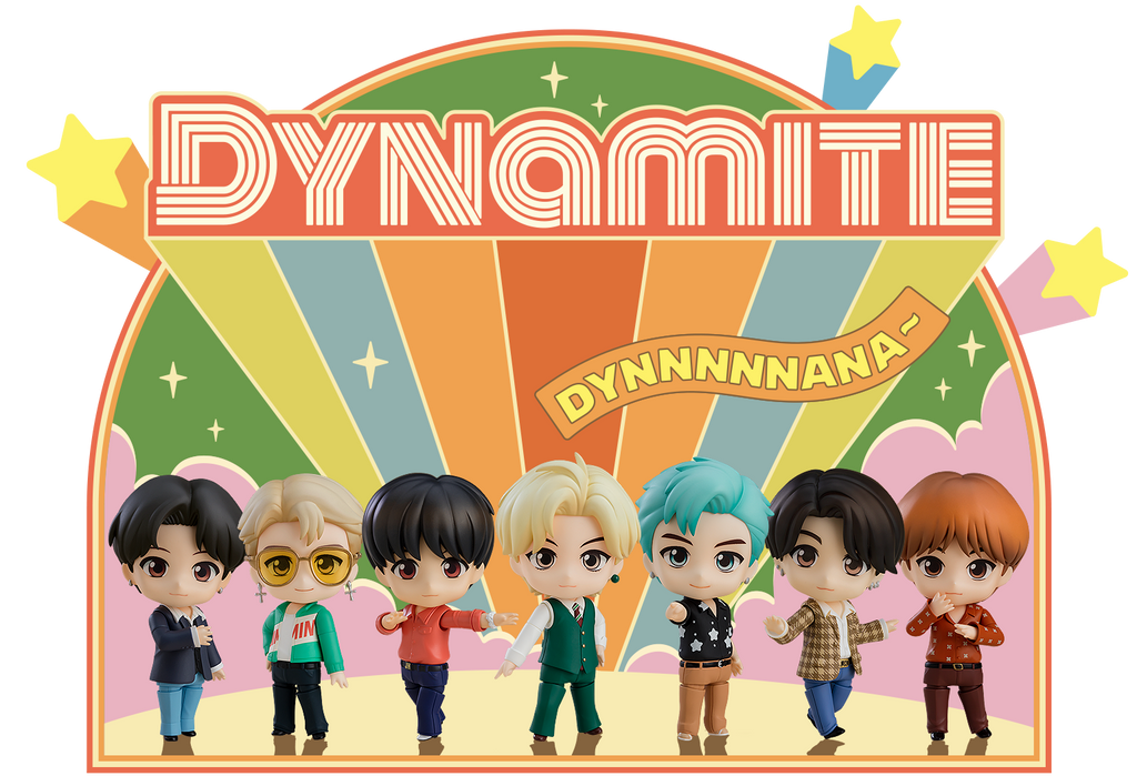 SEOULSTATION berlin BTS Dynamite Nendroid Figur RM Jin Suga J-hope Jimin V Jungkook png